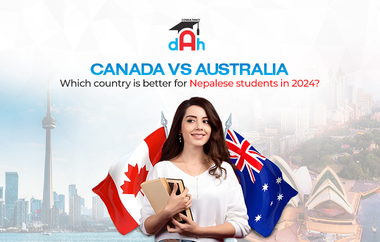 Canada vs Australia: which country is better for Nepalese Students in 2024